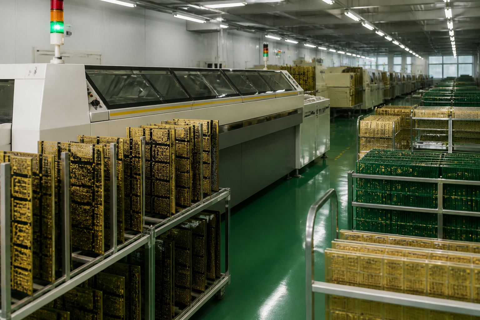 PCB fabrication plant